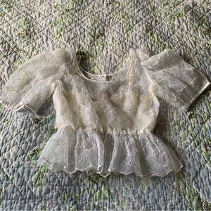 Partique New York Vintage Peplum Blouse